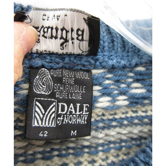 VINTAGE Dale Of Norway Sweater Medium Skandia Cardigan Nordic Ski - Picture 11 of 12